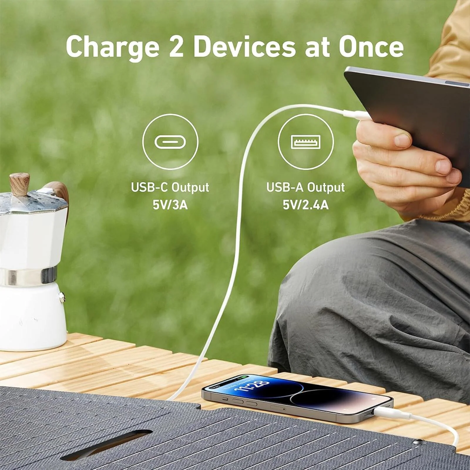 Anker SOLIX 30w Portable Solar Panel PS30 for On-the-Go Charging with USB - Image 5