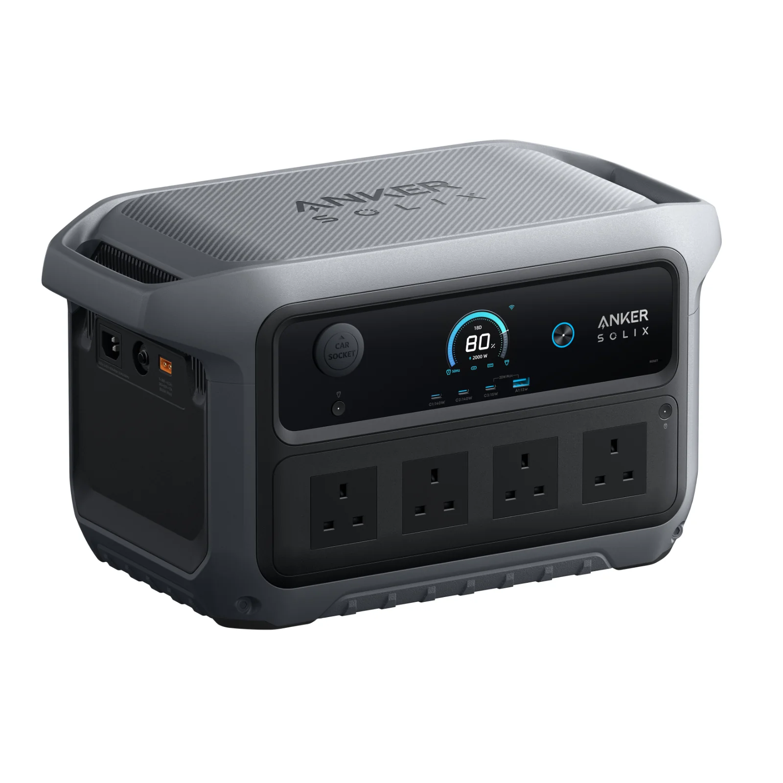 Anker SOLIX C2000 Gen 2 2048Wh Portable Battery Power Station 5 Year Warranty - Image 3