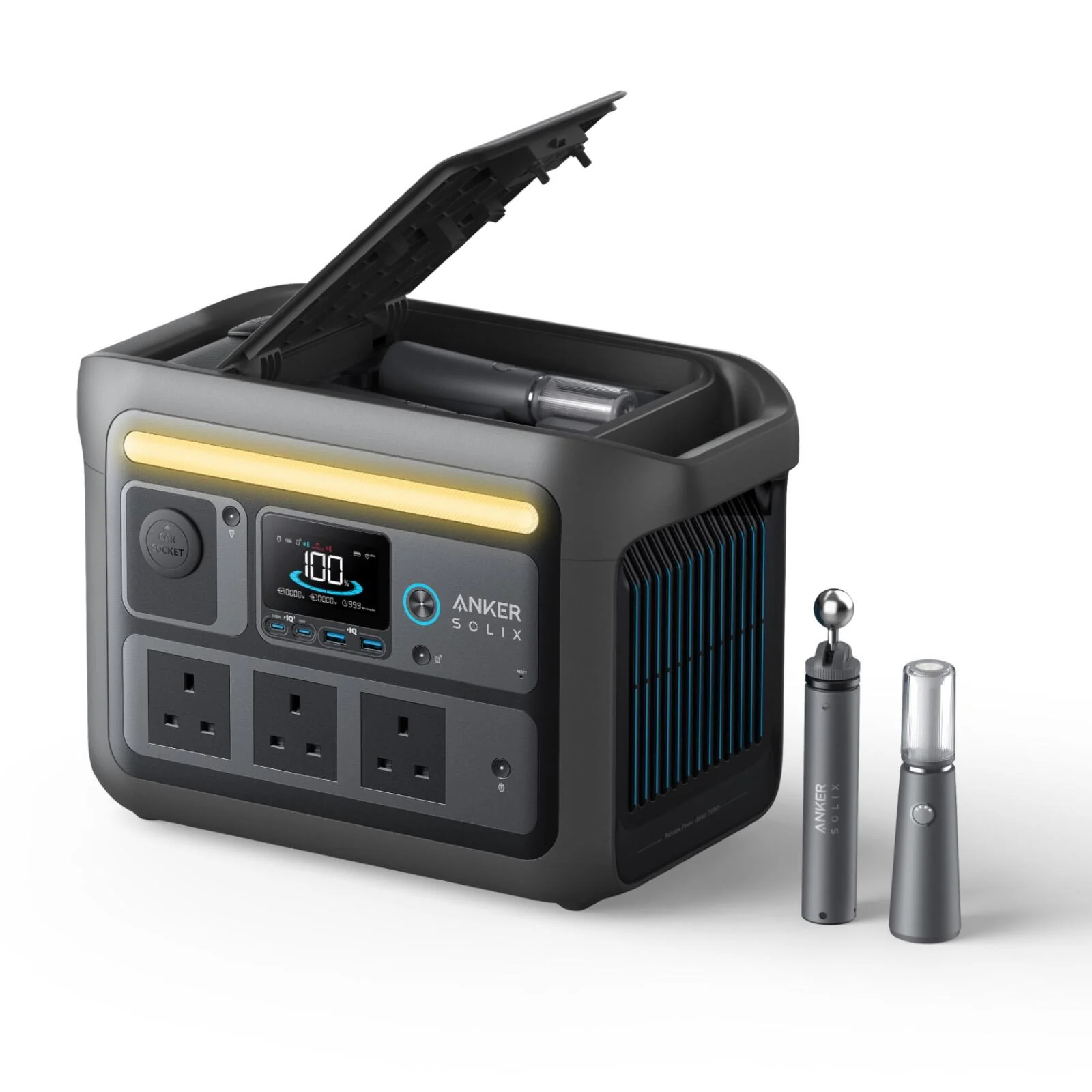 Anker SOLIX C800X Plus 768Wh 1200w Portable Battery Station 5 Year Warranty - Image 4