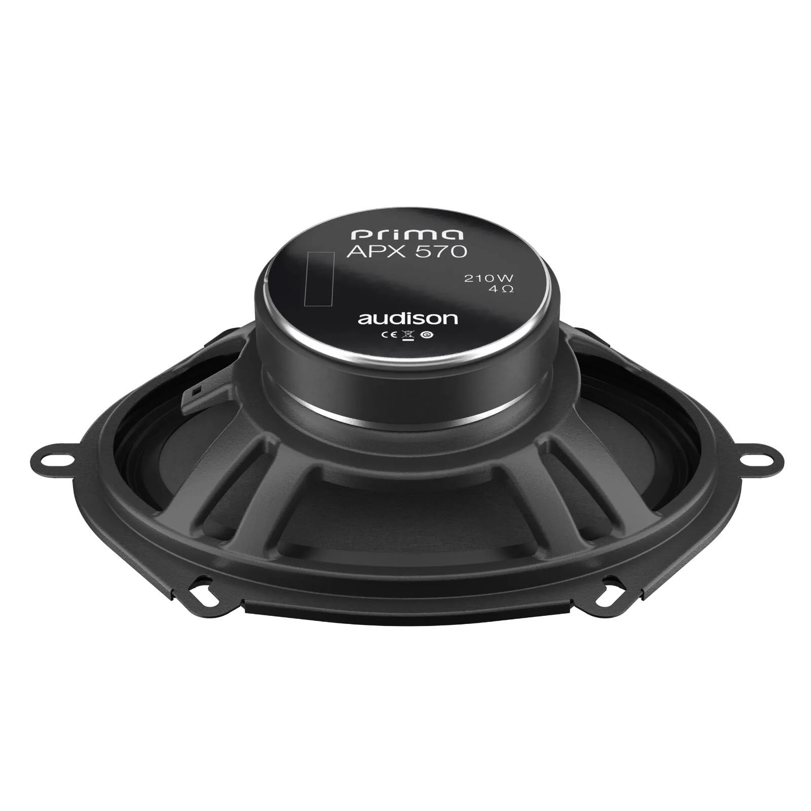 Audison Prima APX 570 5x7" 570mm Car Coaxial Shelf Door Speakers 70w RMS Pair - Image 3