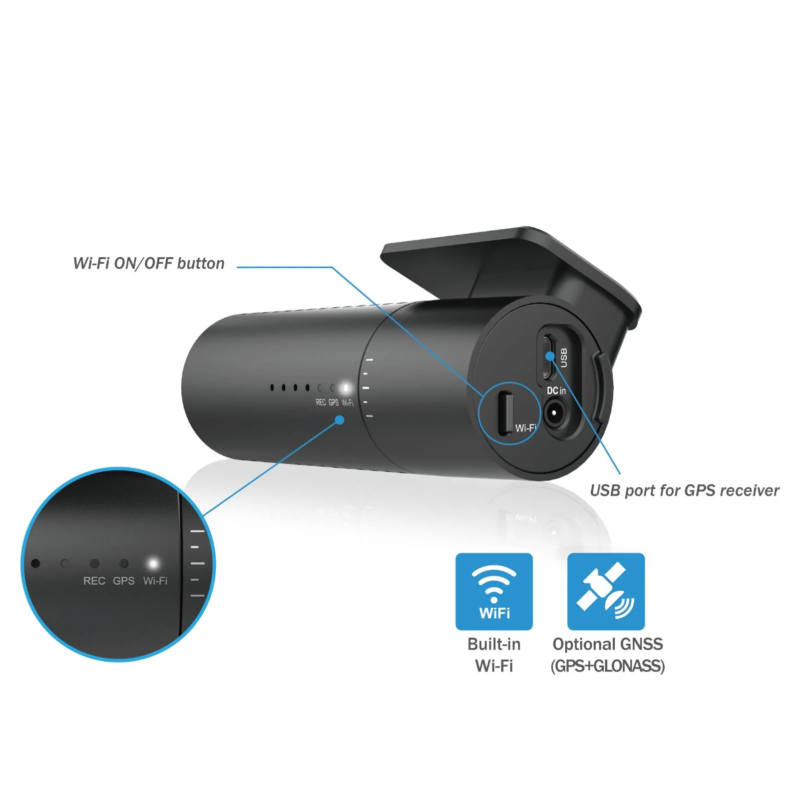 BlackVue Dash Cam DR590X-2CH 32GB Full HD 1080p Starvis Wi-Fi 2 Channel Camera - Image 7