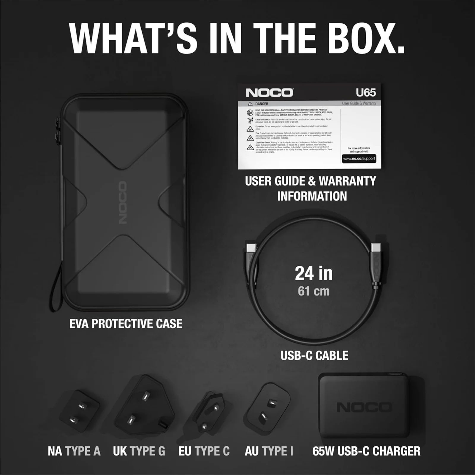NOCO U65 65W Boost X USB-C Fast Charger for GBX45, GBX55, GBX75, and GBX155 - Image 7