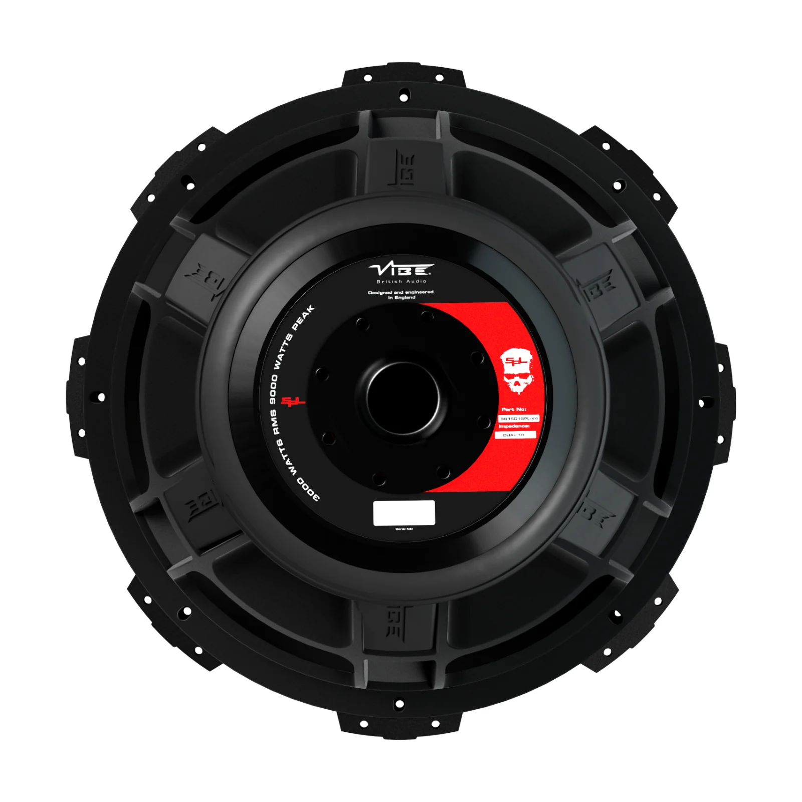 Vibe Subwoofer 15 Inch Black Death SPL Deep Bass Sub 2Ohm 3000w RMS BD15D2SPL-V4 - Image 4