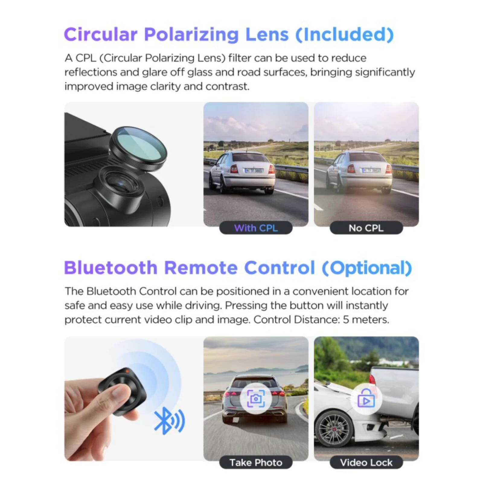 Viofo A229 Pro 2CH Dash Cam 4K Front 2K Rear Starvis 2 GPS WIFI HDR Dual Camera - Image 8