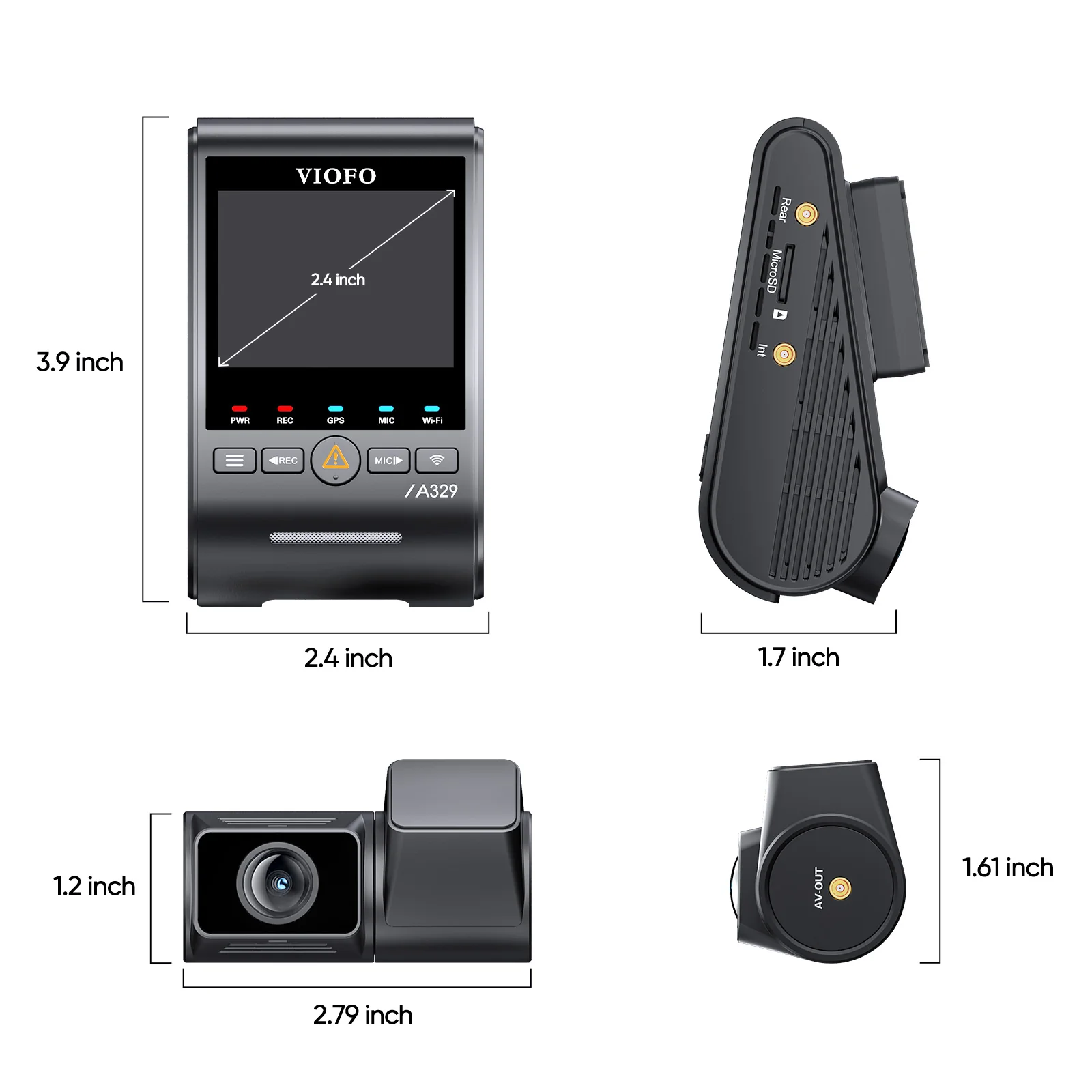Viofo A329S 2CH Dash Cam 4K Front 2K Rear Starvis 2 GPS WIFI HDR Dual Camera - Image 13