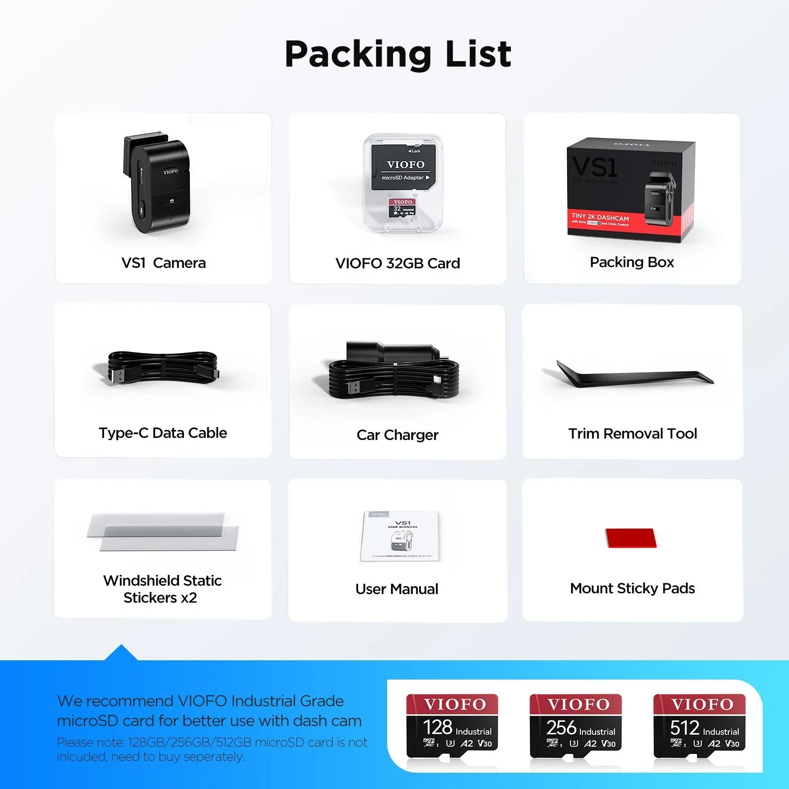 Viofo VS1 Mini Dash Cam 2K HDR Front Sony Starvis 2 GPS WIFI Camera - Image 10
