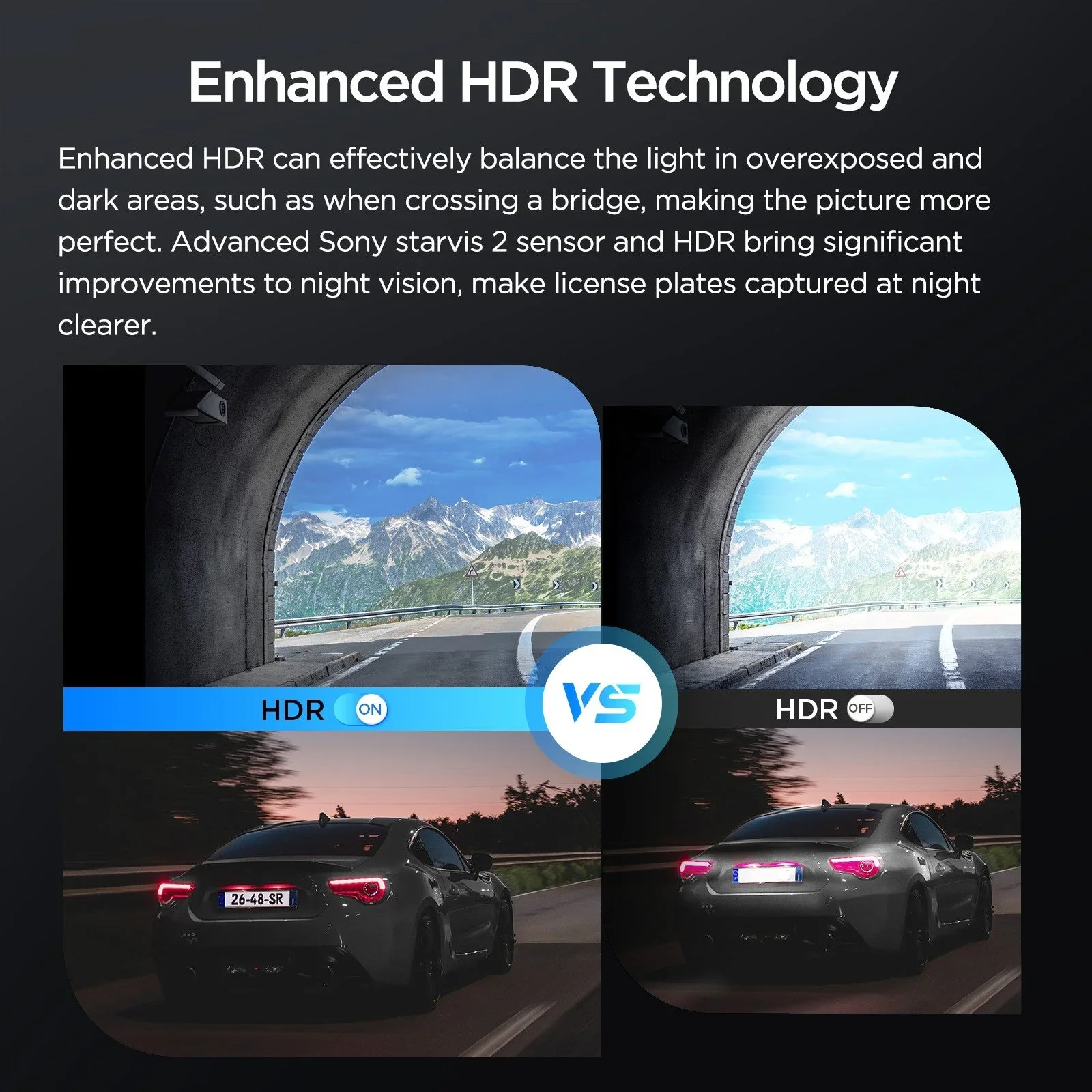 Viofo VS1 Mini Dash Cam 2K HDR Front Sony Starvis 2 GPS WIFI Camera - Image 4