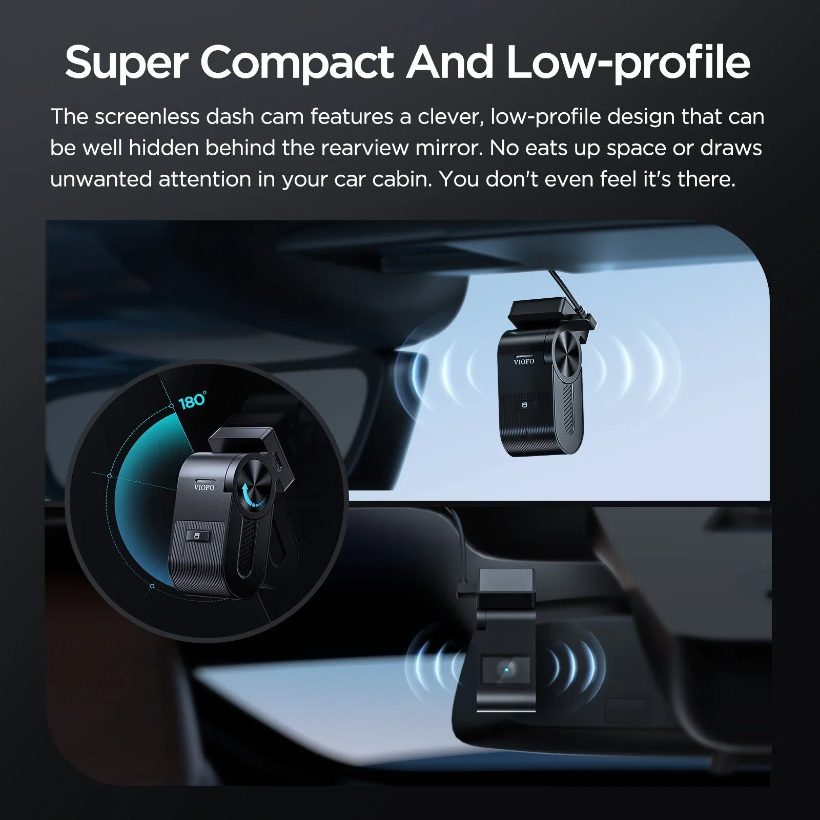 Viofo VS1 Mini Dash Cam 2K HDR Front Sony Starvis 2 GPS WIFI Camera - Image 5